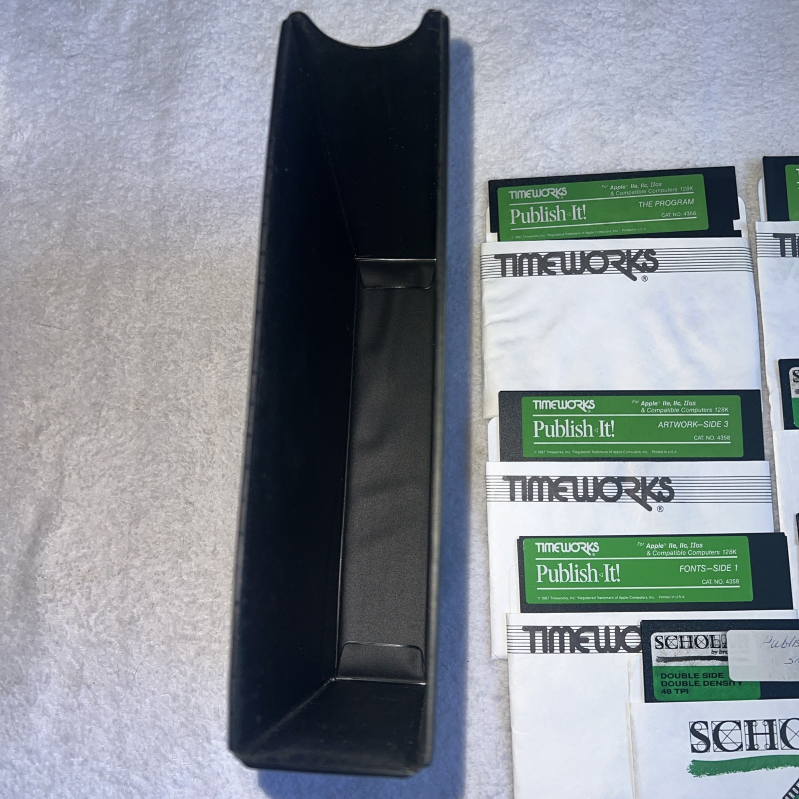 Timeworks Platinum Publish-It! for Apple IIc, Appleoworks and bank street writer