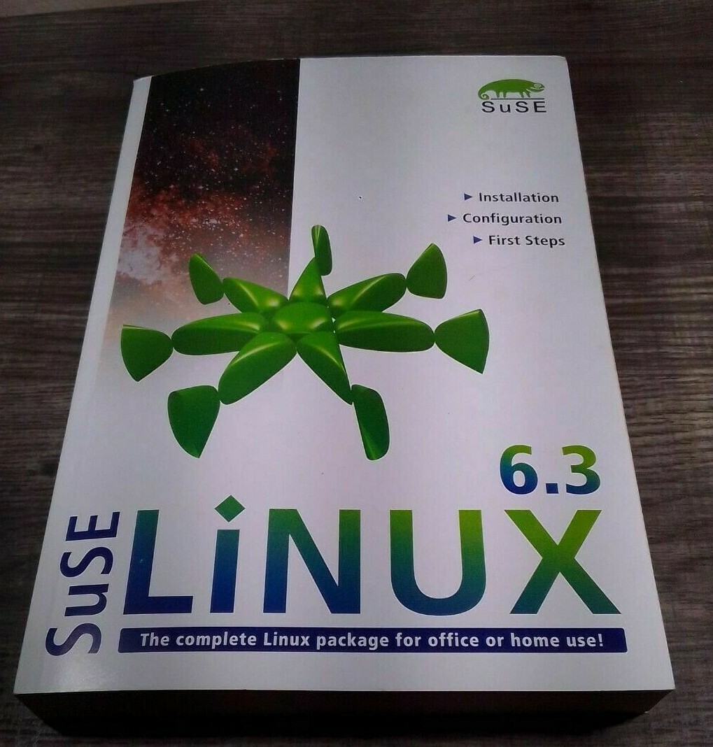 SuSE LINUX 6.3 Manual EXCELLENT CONDITION!