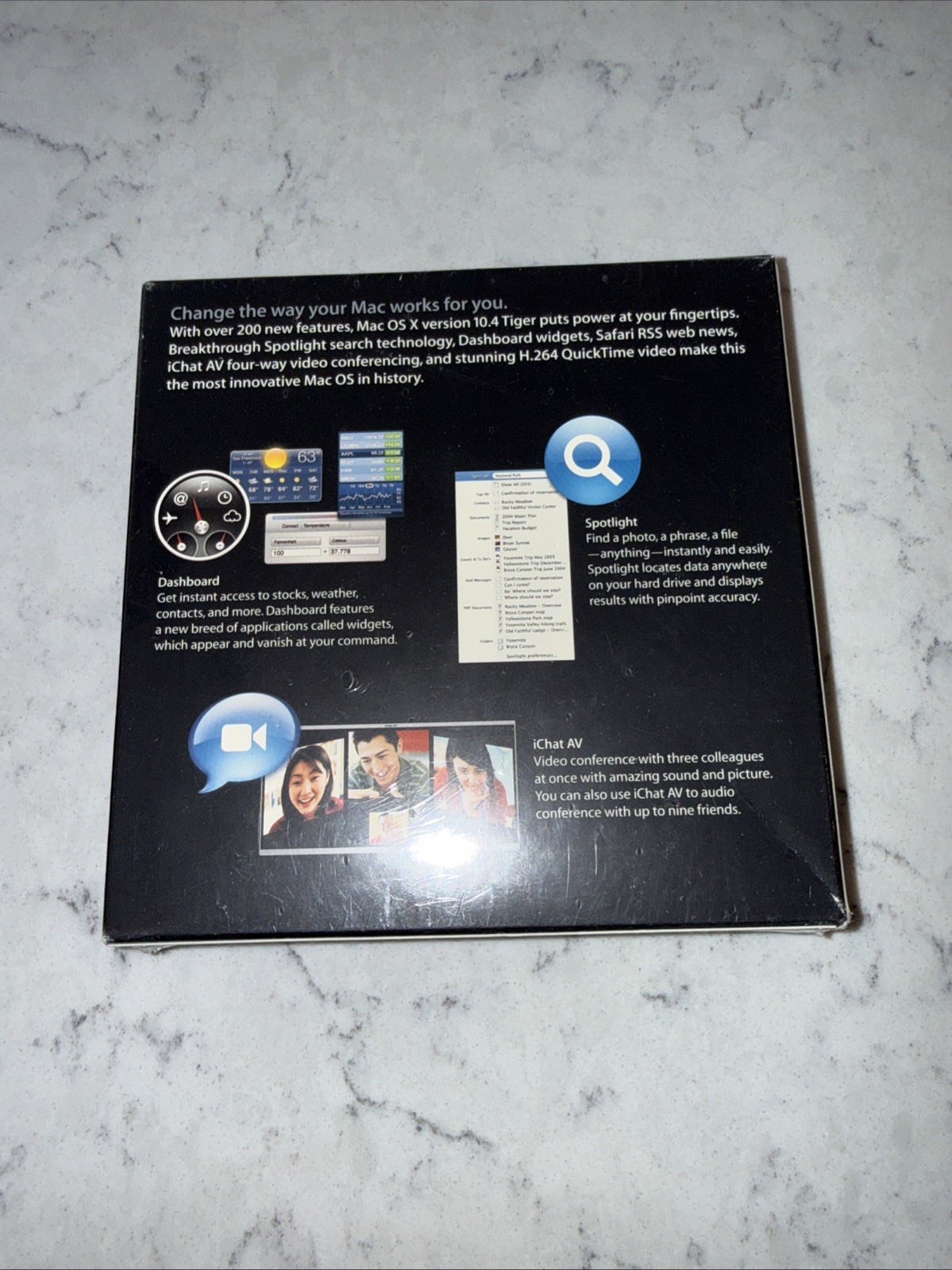 New Sealed Apple Mac OS X Server 10.4 Tiger Software