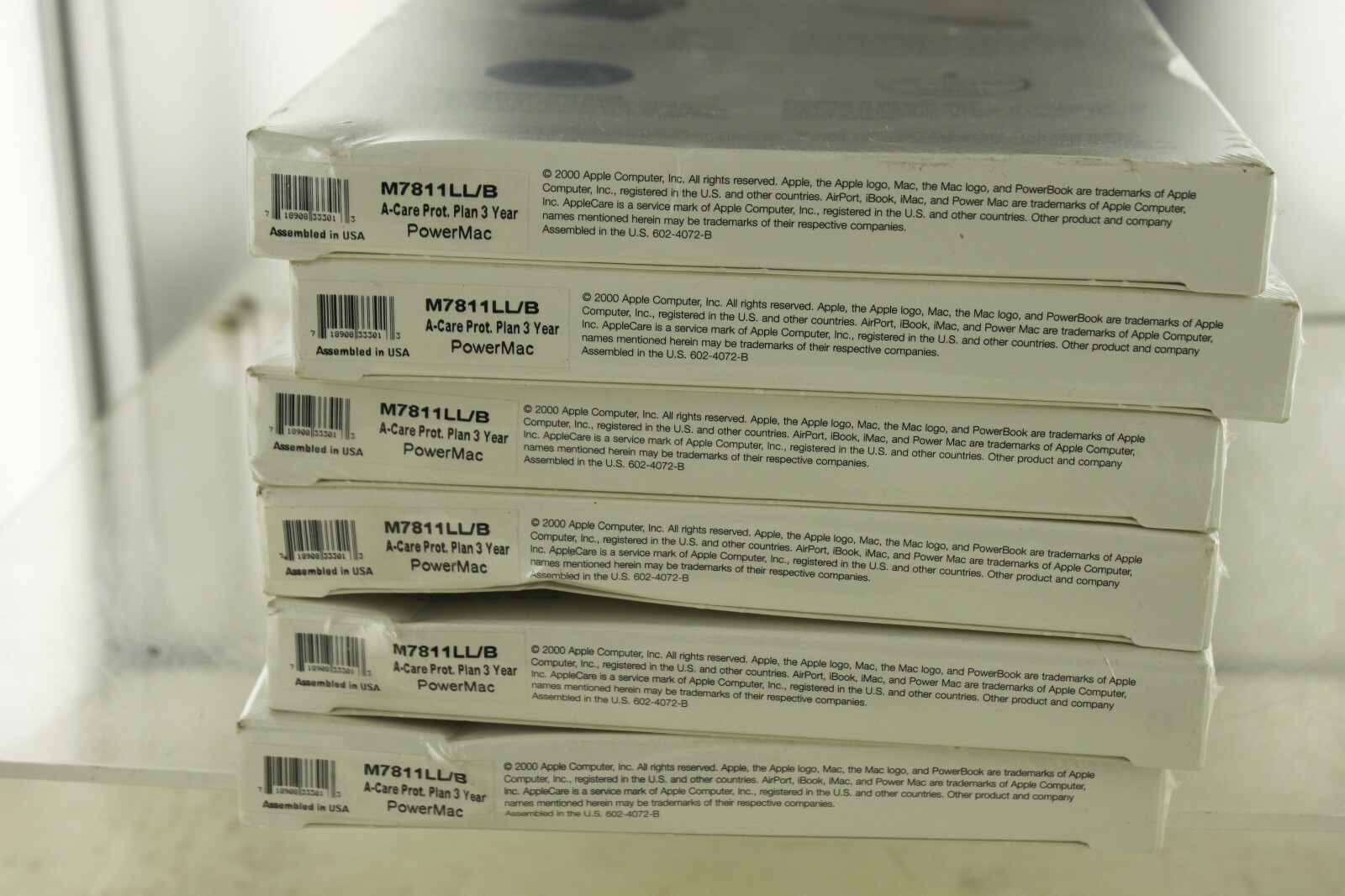 (6) APPLE AppleCare Protection Plan Power Mac M7811LL/B NEW SEALED LOT