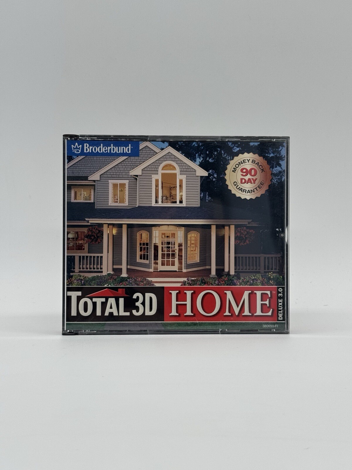 TOTAL 3D HOME ~ BRODERBUND 2000 CD-ROM WINDOWS 95/98 DELUXE 3.0 ~ REDECORATE !!!