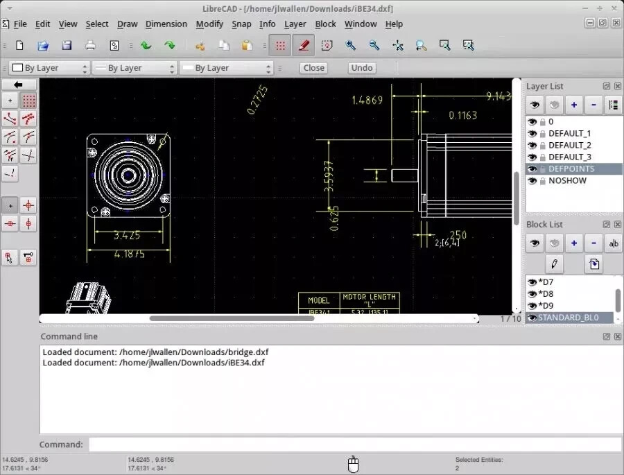 Libre Cad 2D ~ Computer Aided Design CAD Software Package for Windows ~ CD