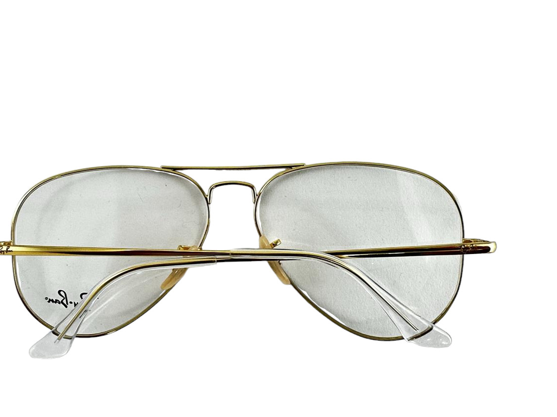 Ray Ban NEW Aviator Matte Black Fashion Frames Gold 58-14-140 Eyeglasses RX6489