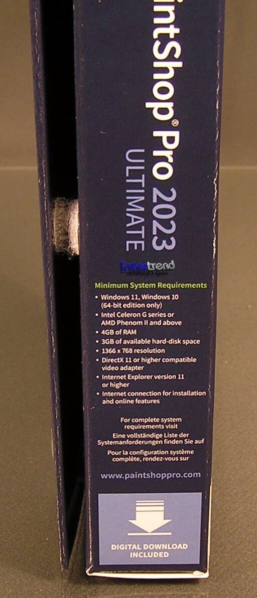 Corel PaintShop Pro 2023 Ultimate Full Version Win Box Perpetual License + Manual NEW