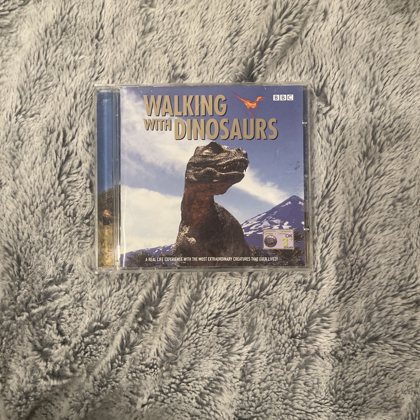 WALKING WITH DINOSAURS Interactive CD-ROM Hunting Grazing Skeletons Bones BBC