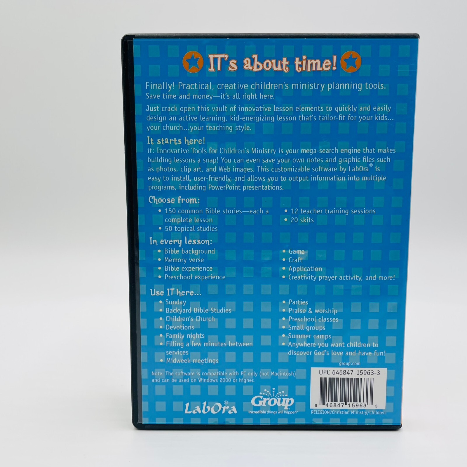 It Innovative Tools for Children’s Christian Ministry Labora Software Music CDs