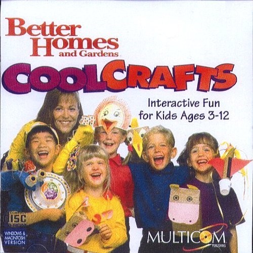 Better Homes & Gardens: Cool Crafts (Age 3-12) CD,1996 Win/Mac -NEW CD in SLEEVE