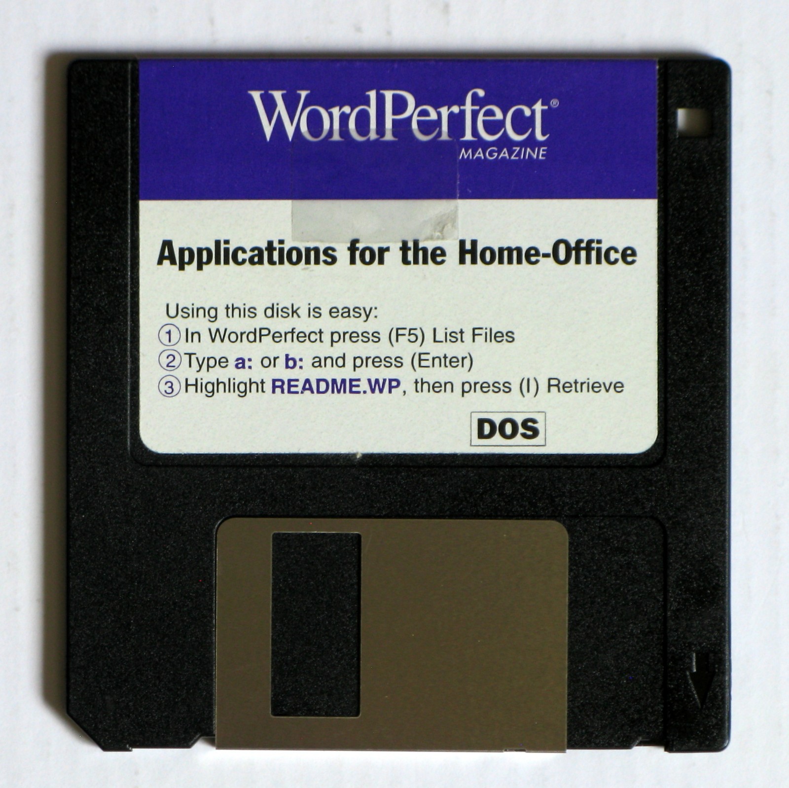 👀 WordPerfect 5 and 6 for DOS Applications on 3.5″ 720KB Floppy Disk 💾✅🆗