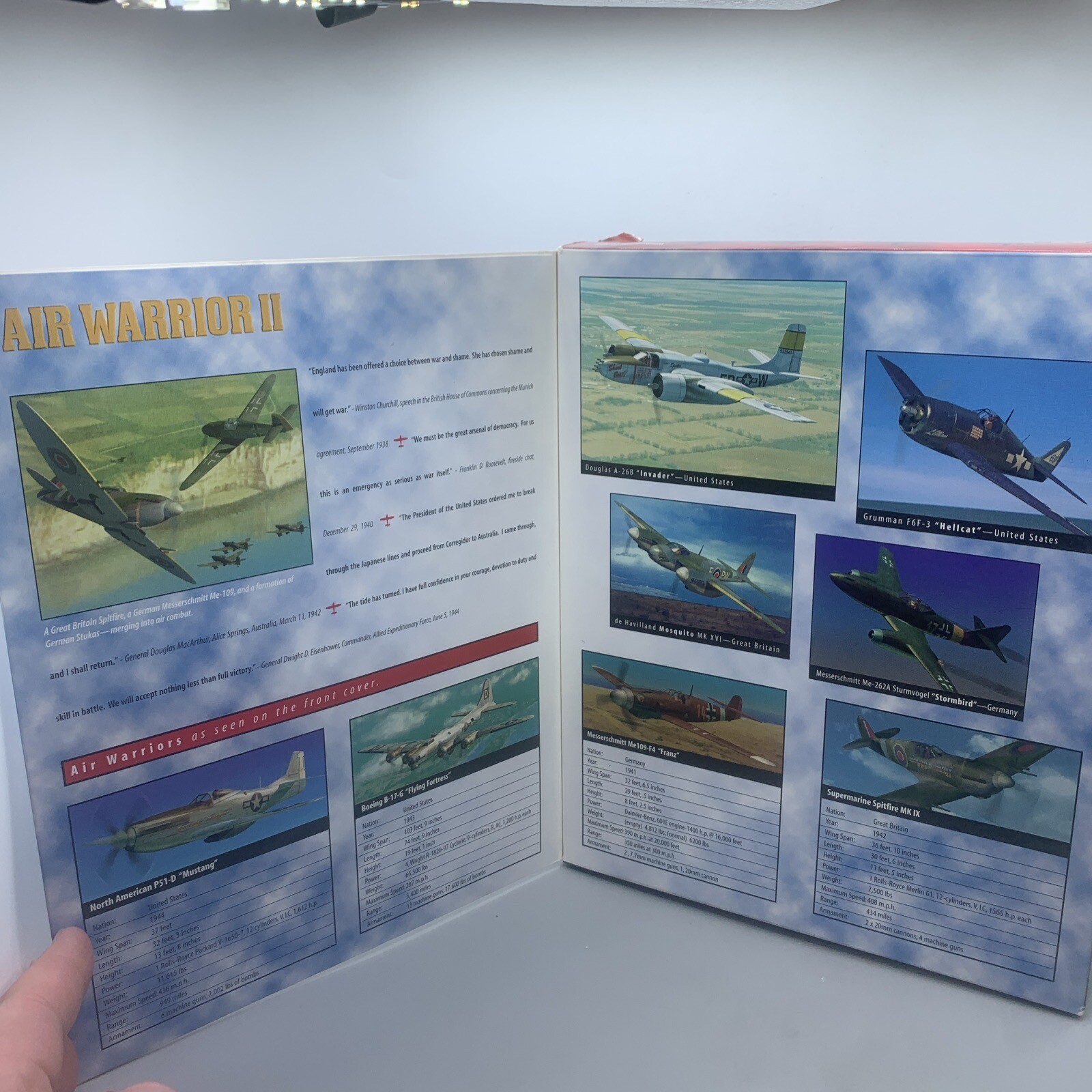 Air Warrior 2 Big Box PC Game Flight Simulator Air Combat CD-ROM Kesmai