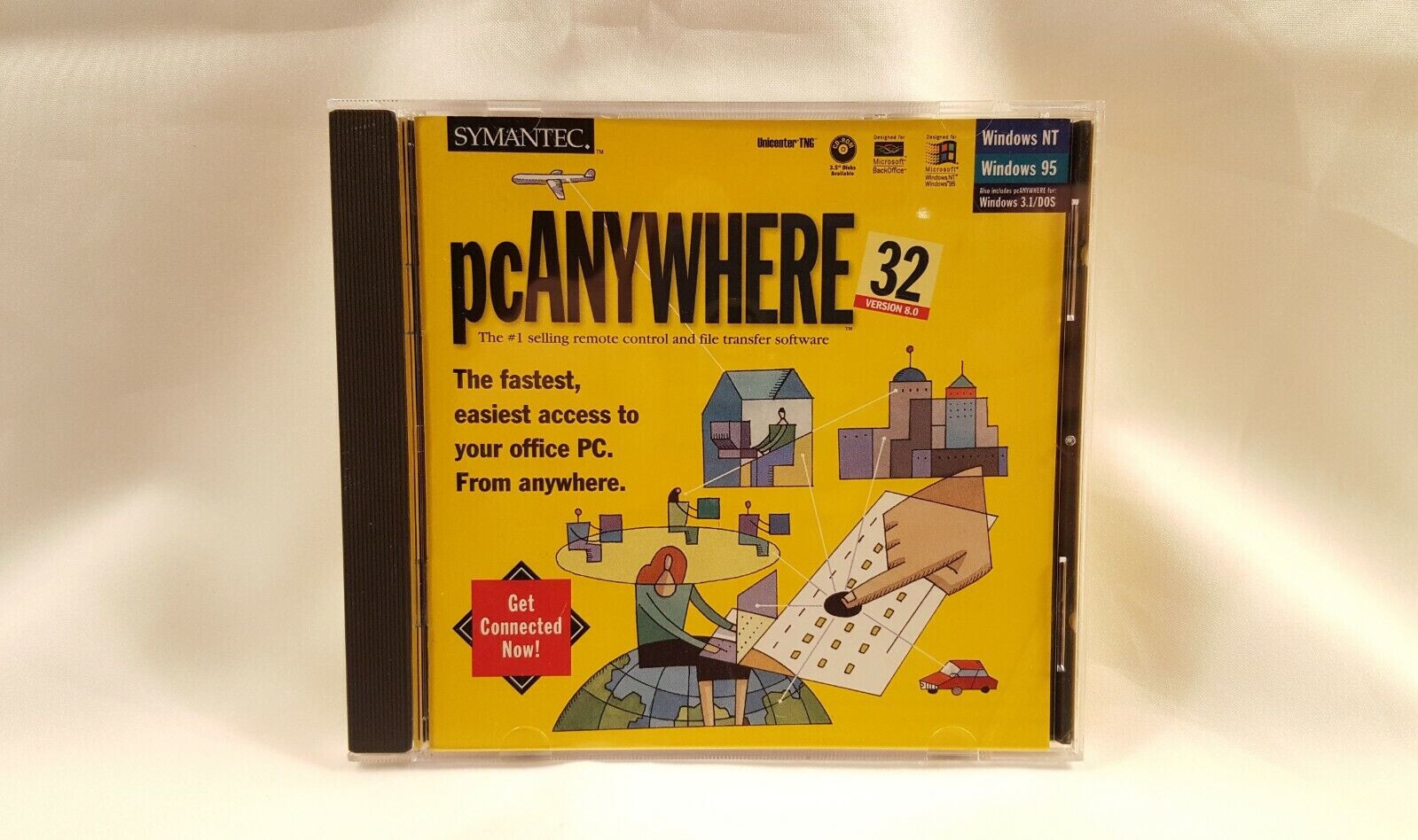 pcANYWHERE 32 (8.0) Remote Control & File Transfer ’97 (SYMANTEC) / CD-ROM / PC