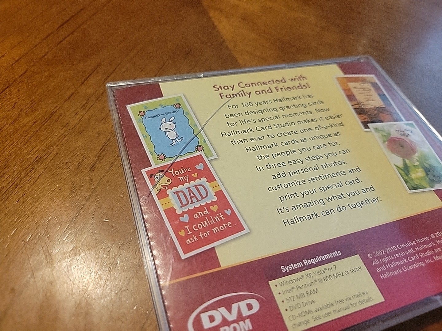 Hallmark Card Studio 2010 6000 Cards Win XP Vista 7 DVD-ROM