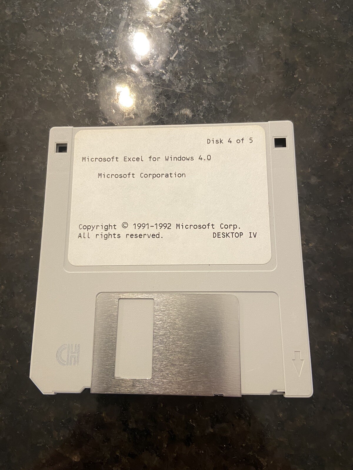 Microsoft Excel 4.0 – 3.5” Floppy Disk. Set Of 5 Disks – 0003