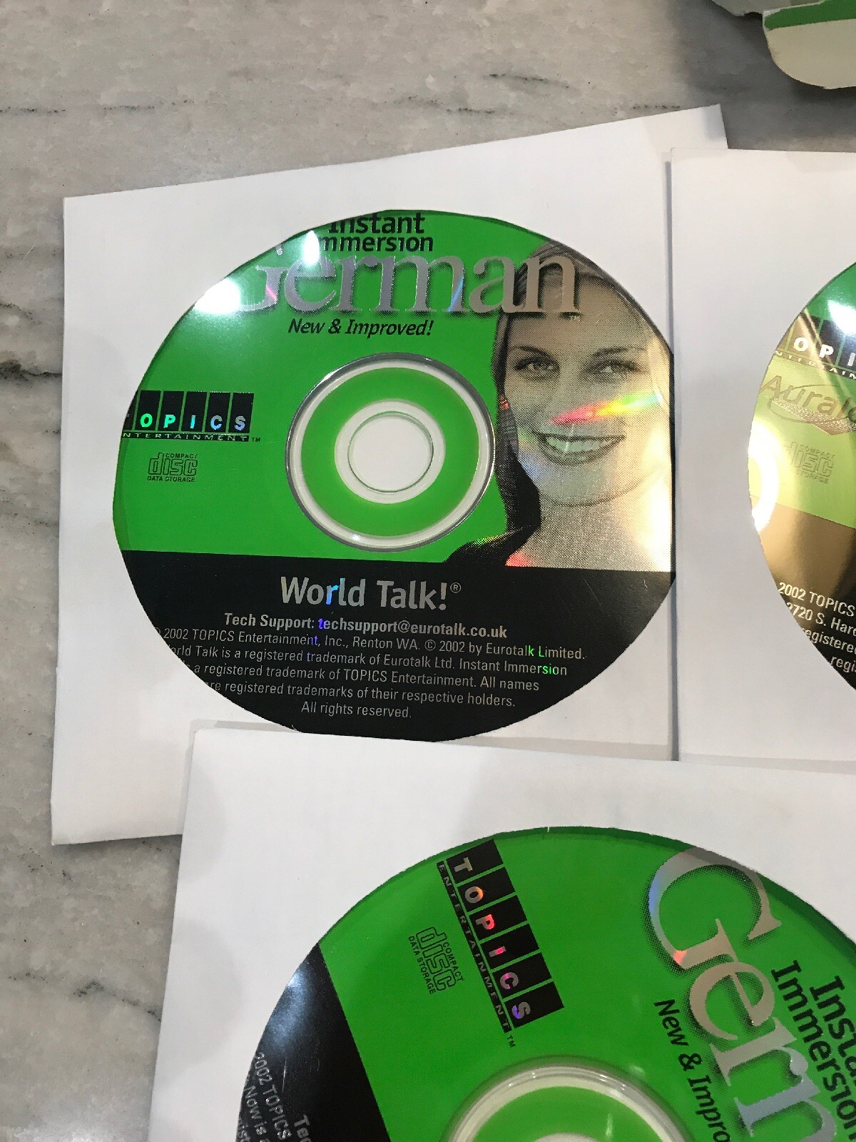 Topics Learn German Deluxe Edition Instant Immersion Euro Method 5 CD Set Green