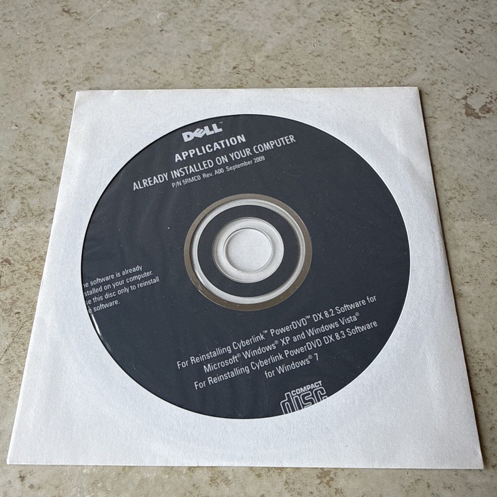 Dell Application Reinstalling Cyberlink Power DVD