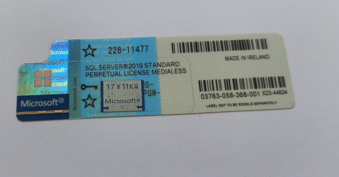 Microsoft SQL Server 2019 Standard 24 Core License unlimited User CALs 228-11477
