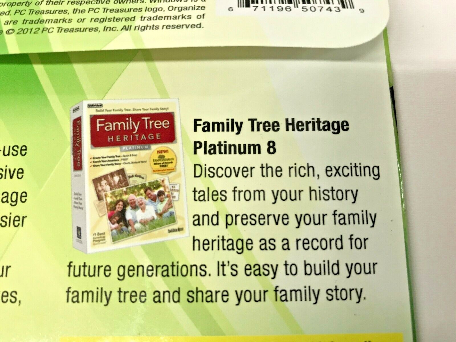 Organize and Create Software Suite – Image Broadway – Family Tree – Paperport 14