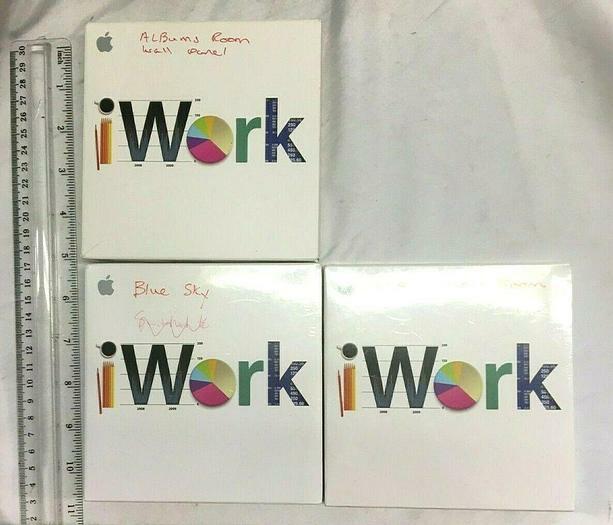 Apple Lot of 3 iWork V9 0.3 MB942Z/A Pages, Numbers, Keynote NIB Free Shipping