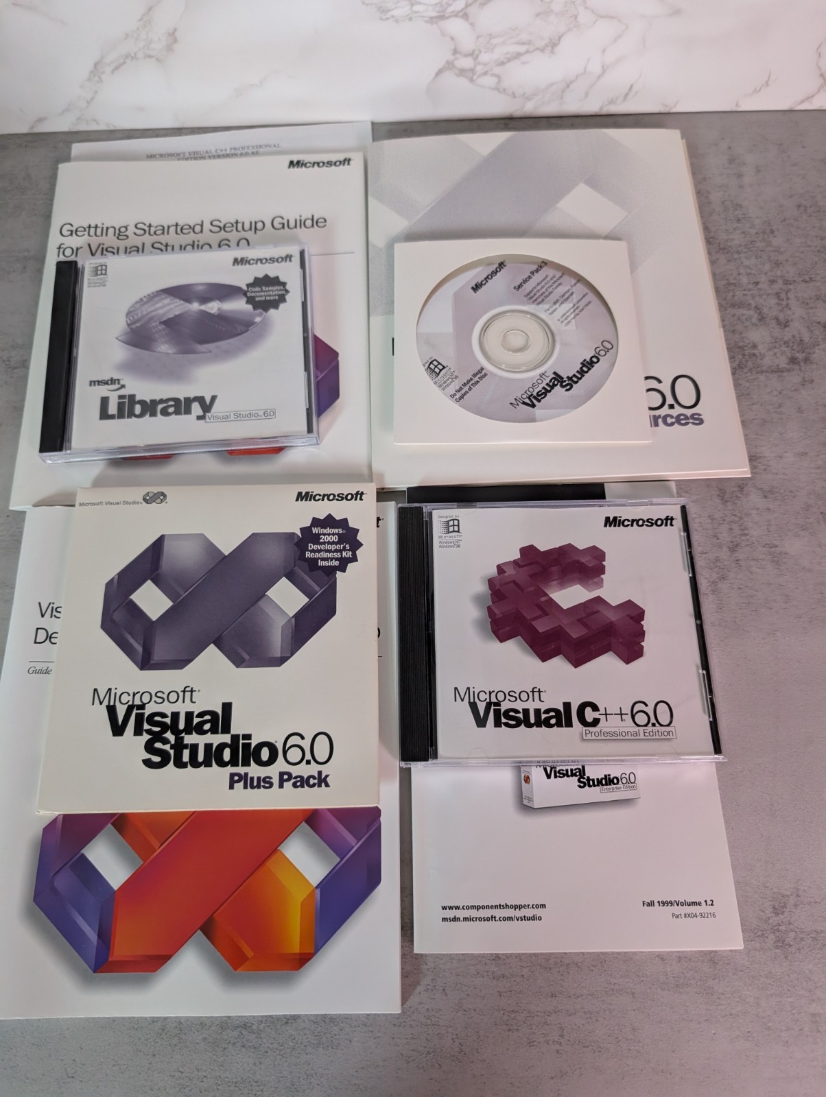 Microsoft Visual C++ 6.0 Professional Edition Immaculate Condition with CD Key