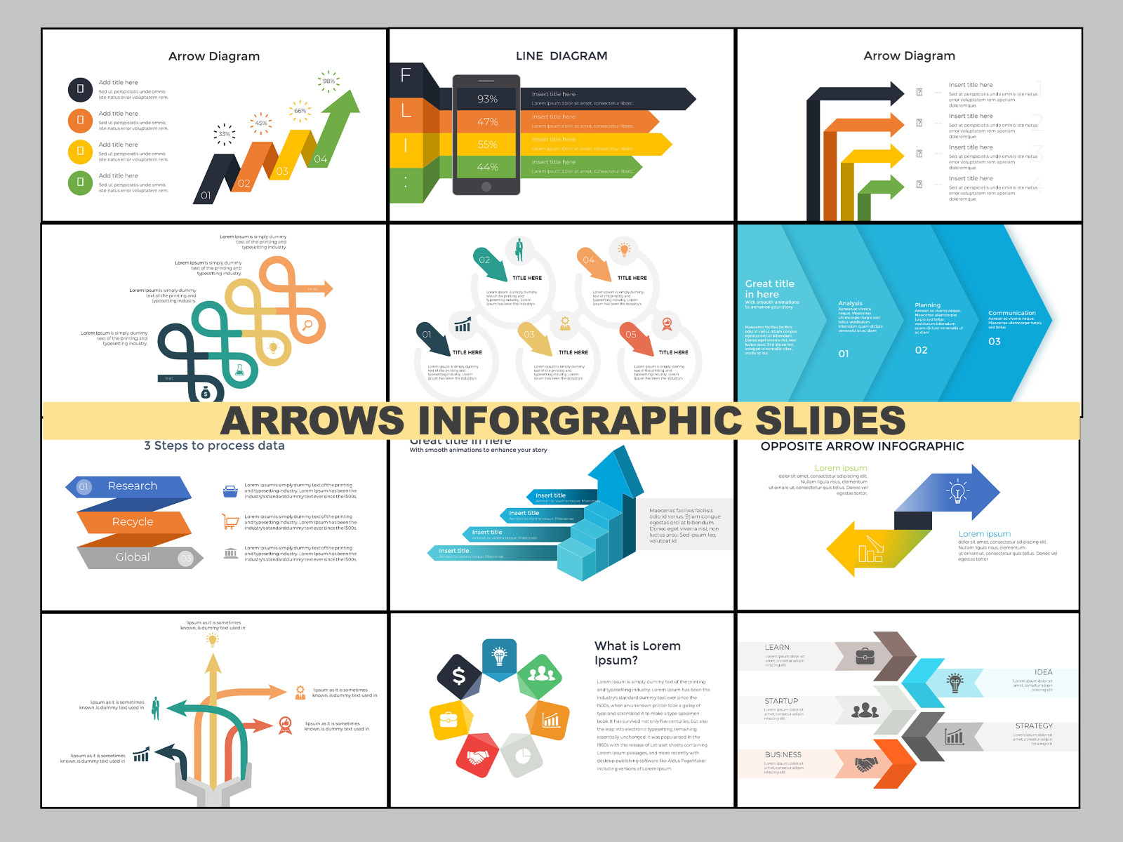 200+ PowerPoint Infographic slides with fast delivery
