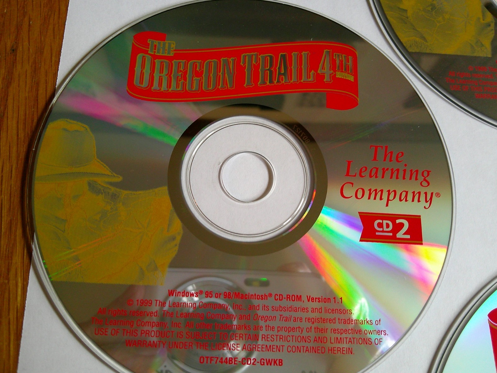 The Oregon Trail 4th Edition The Learning Company for PC – 3 CD ROM set 1999