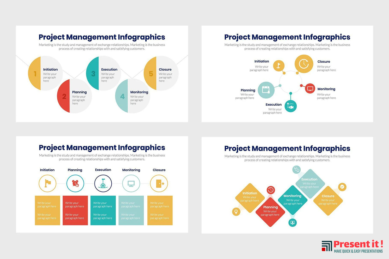 Project Management Infographics Templates