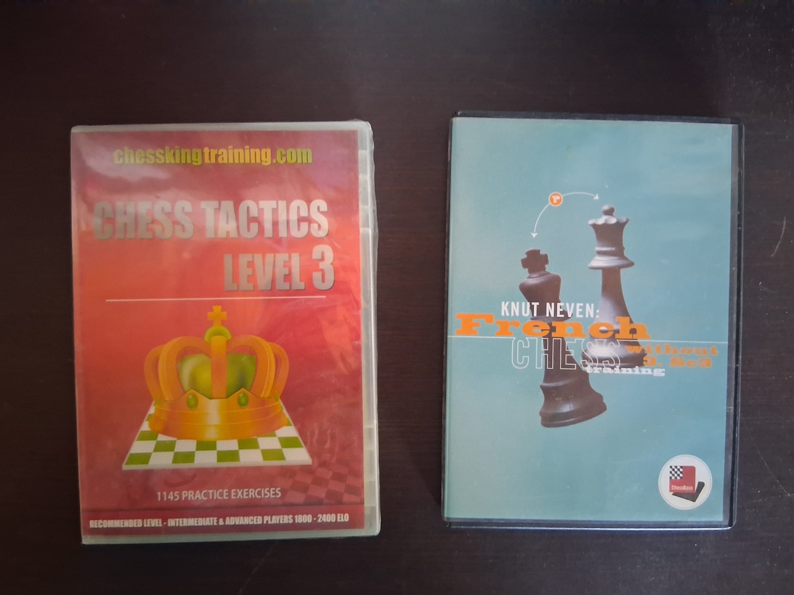 Chess Training Software 2 Pack: Chess Tactics Level 3 CD-ROM + Knut Neven French