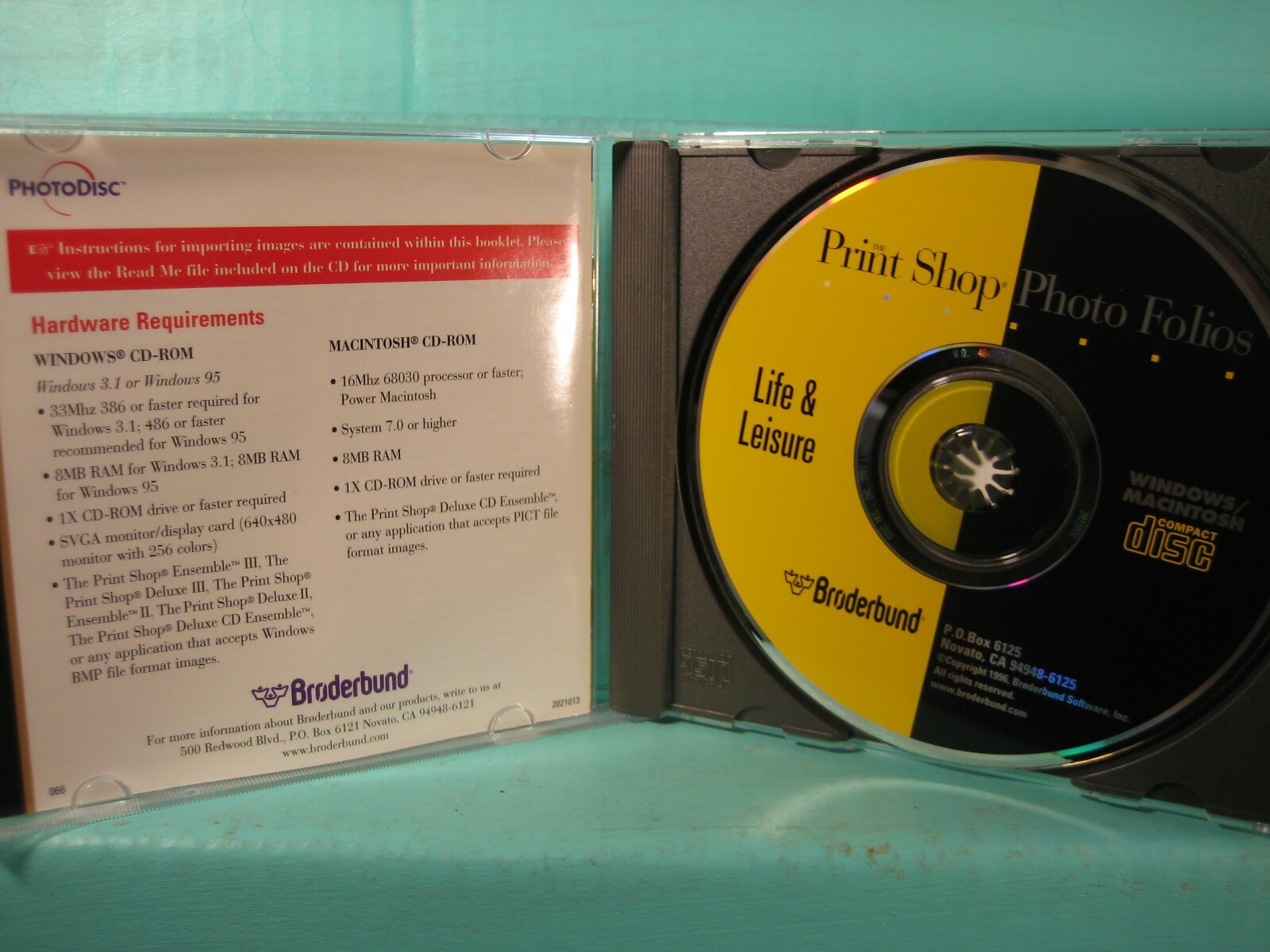 Broderbund Photo Folios for The Print Shop – Life & Leisure Photo Clip Art CD