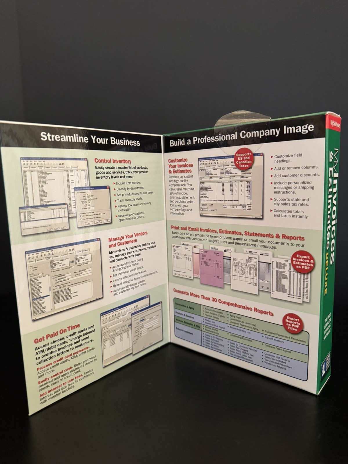 Avanquest My Software “Deluxe My Invoices & Estimates” 2006 Version