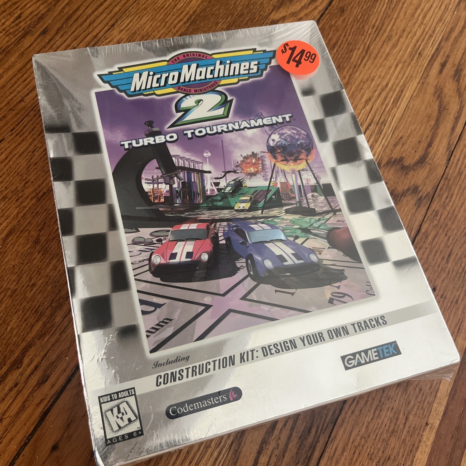 Micro Machines 2: Turbo Tournament Constructions Kit Big Box PC – NEW SEALED!