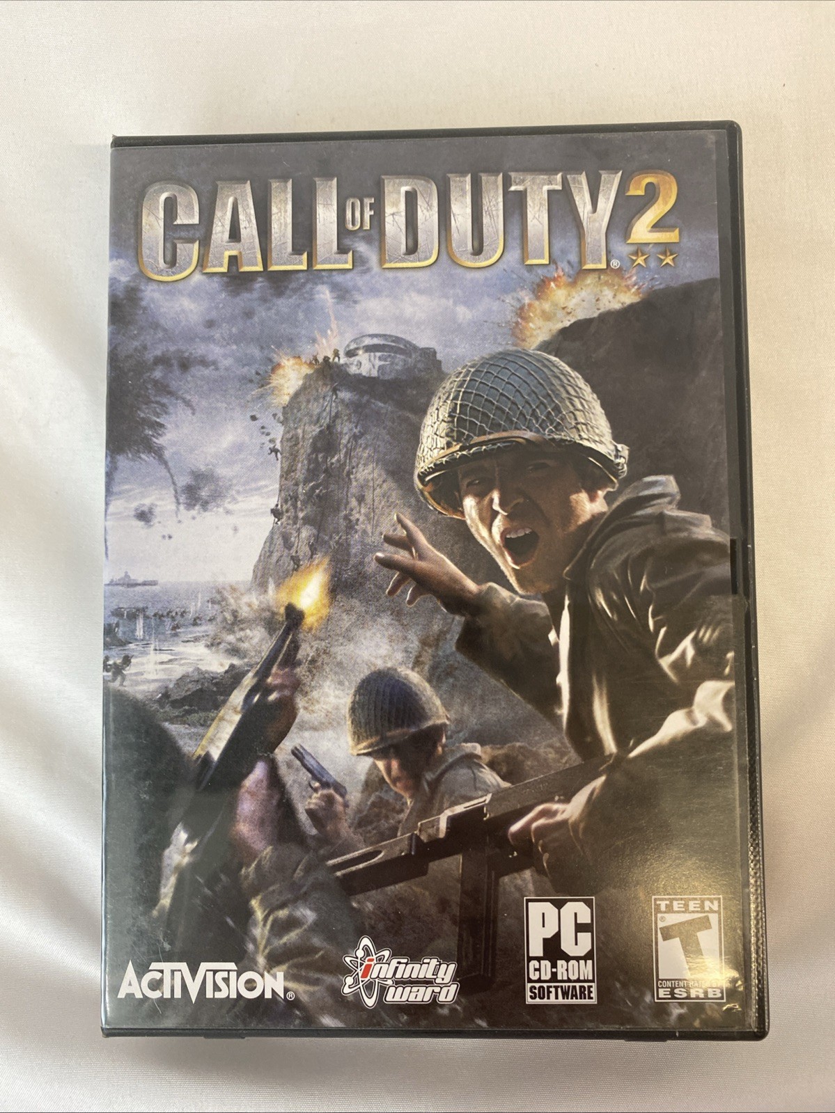 CALL OF DUTY 2 Complete PC CD-ROM Game by Activision – Manual & 6 discs