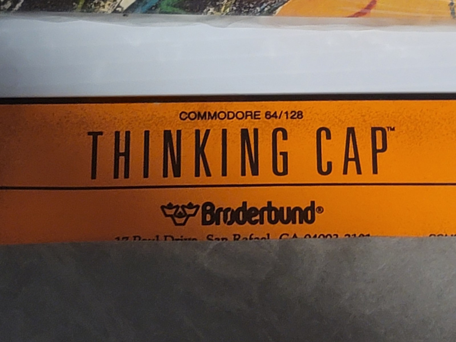 Thinking Cap The Outline Processor by Broderbund for C64 – C128 RARE. UNTESTED
