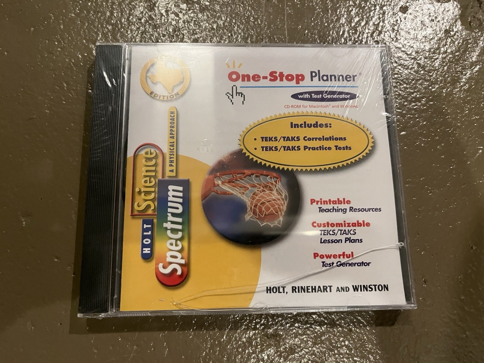 Holt Science & Technology Spectrum One-Stop Planner w/Test Generator CD