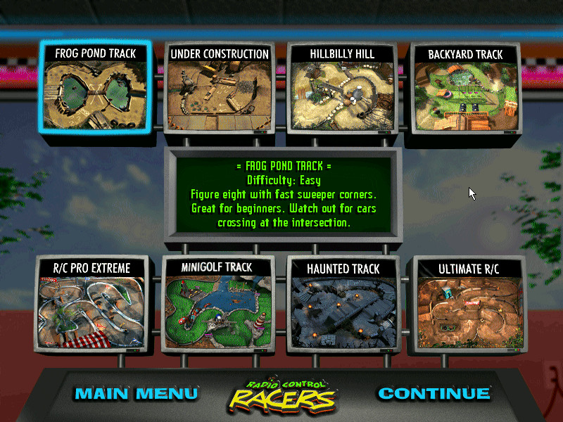 3D Ultra Radio Control Racers PC CD ROM Remote Control Car Track Racing Game