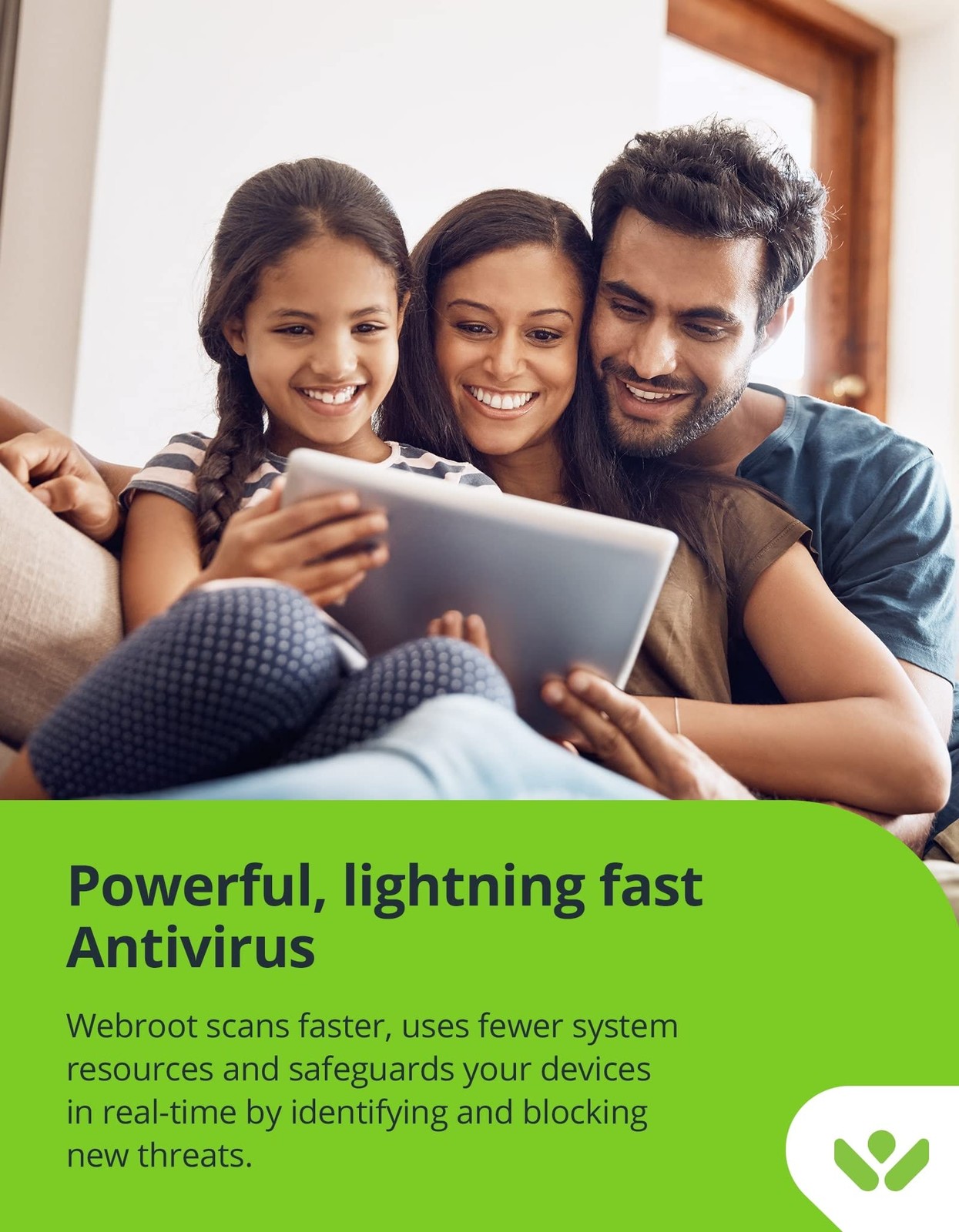 Webroot Antivirus Software 2026 | 3 Device | 1 Year PC/Mac Antivirus, green