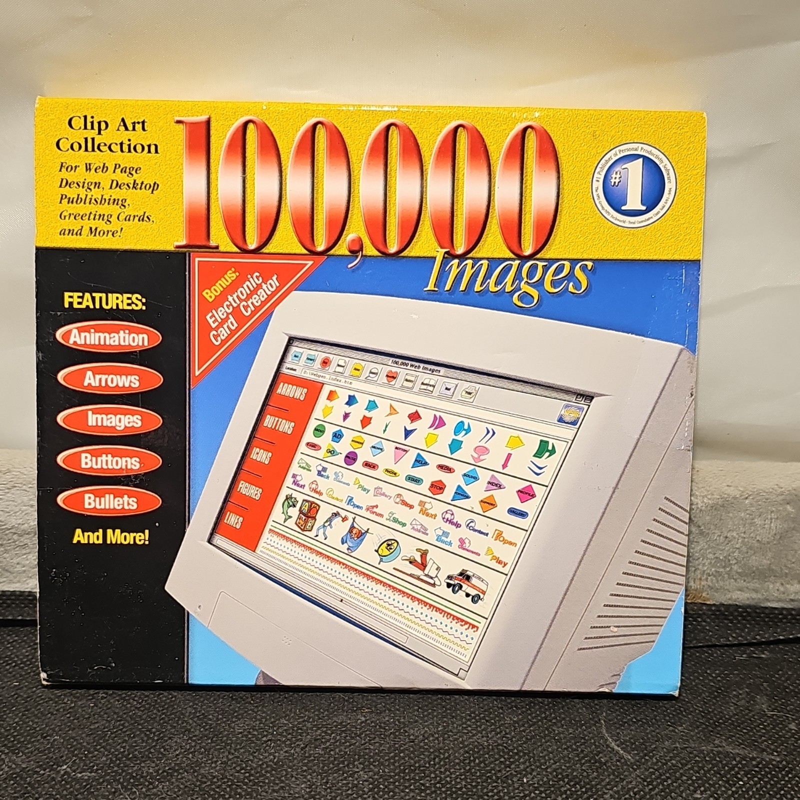 Cosmi 100,000 Images Clip Art Collection CD for Windows XP, English