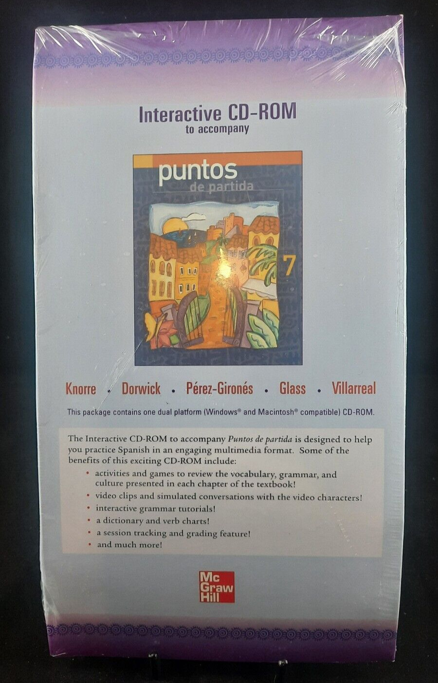 Interactive CD-ROM to accompany puntos de partida – McGraw Hill (Sealed)