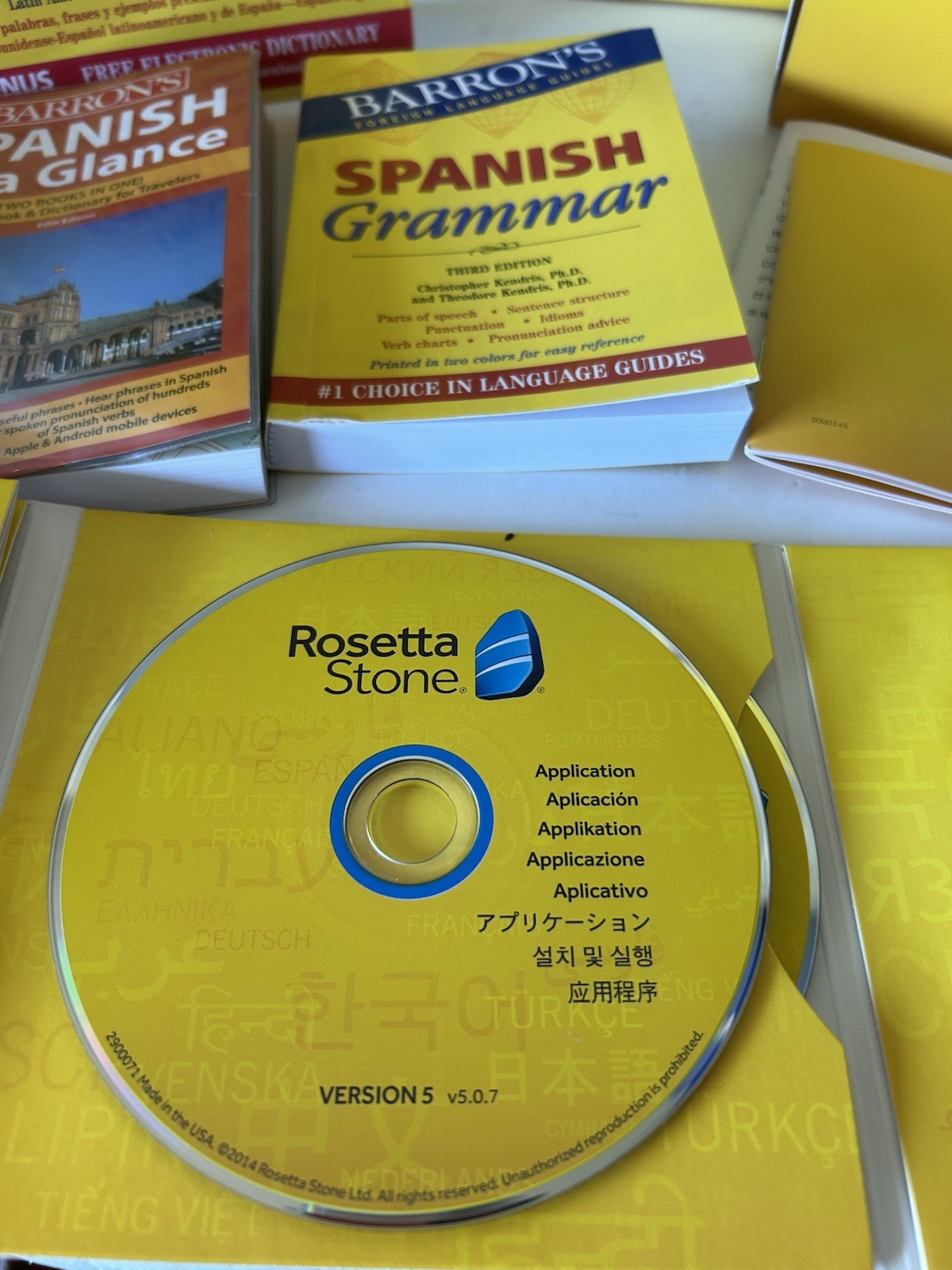 Rosetta Stone Español Spanish Latin Levels 1-5 Set Complete Set