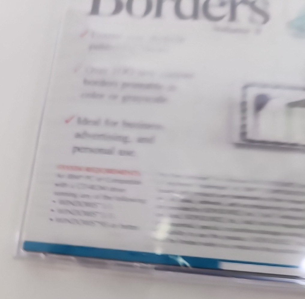 Pro One Multimedia Borders Volume II Cd Rom NOS Sealed VTG Windows 95