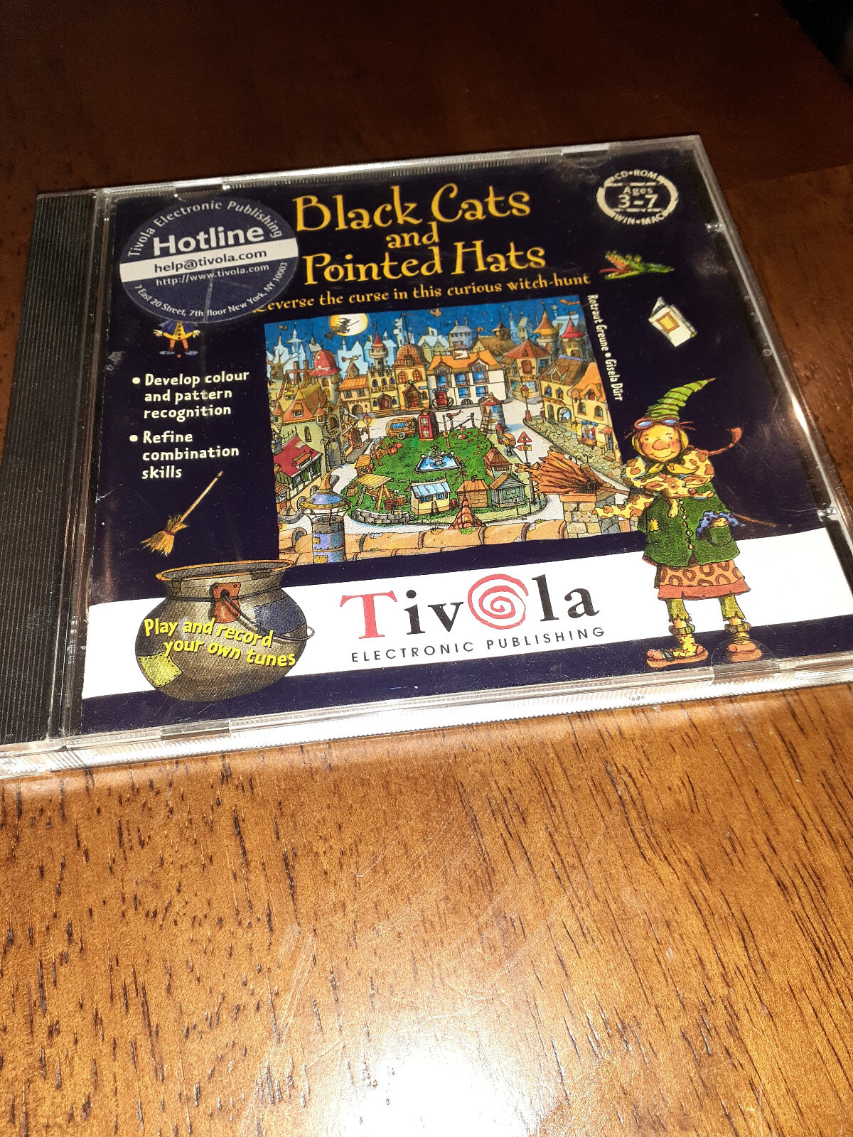 Black Cats & Pointed Hats CD-Rom by Tivola (2000) for Win 95/98/NT, MAC 7.1