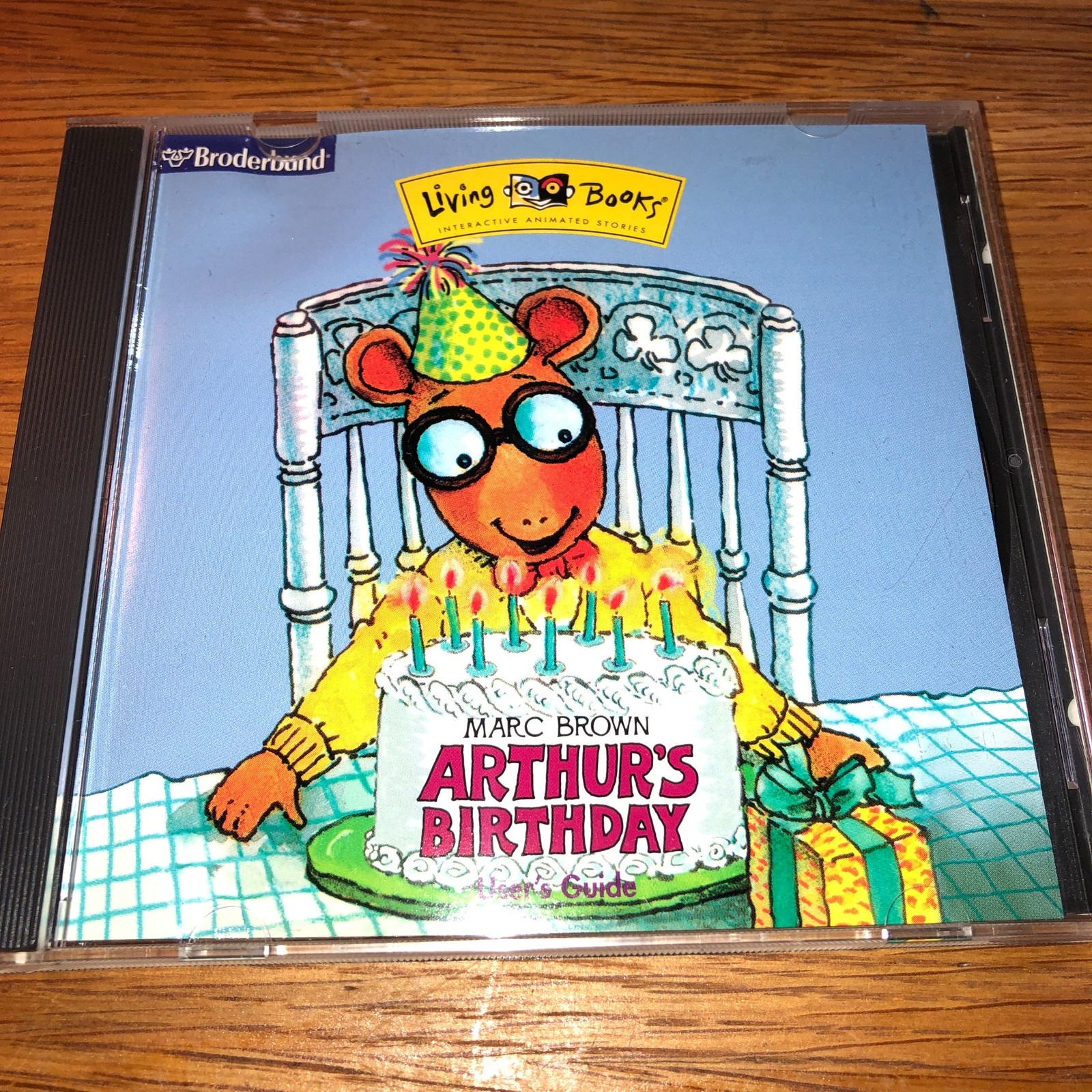 Living Books Marc Brown Arthur’s Birthday Broderbund PC Mac CD-ROM VG+ Software