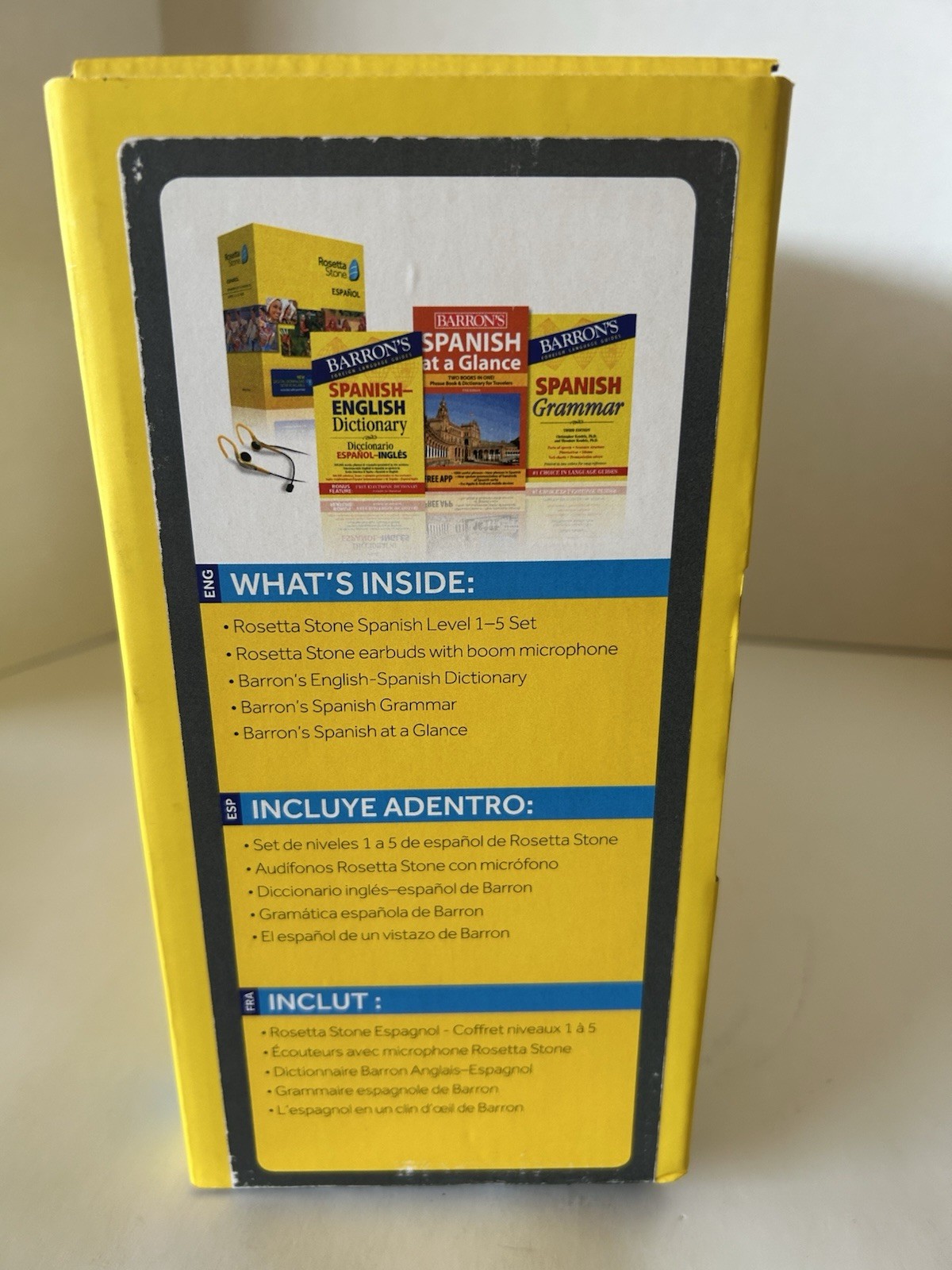 Rosetta Stone Español Spanish Latin Levels 1-5 Set Complete Set