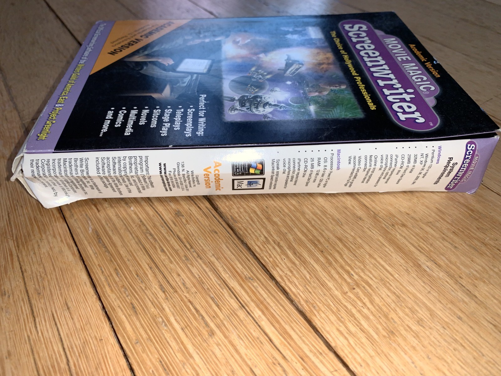 Vintage Movie Magic Screenwriter 2000 Academic Version Sealed in Box