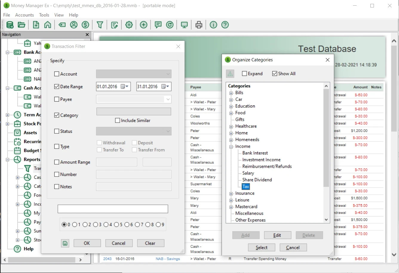 Money Manager Ex – Personal Accounting, Banking And Budgeting Software 2026 USB