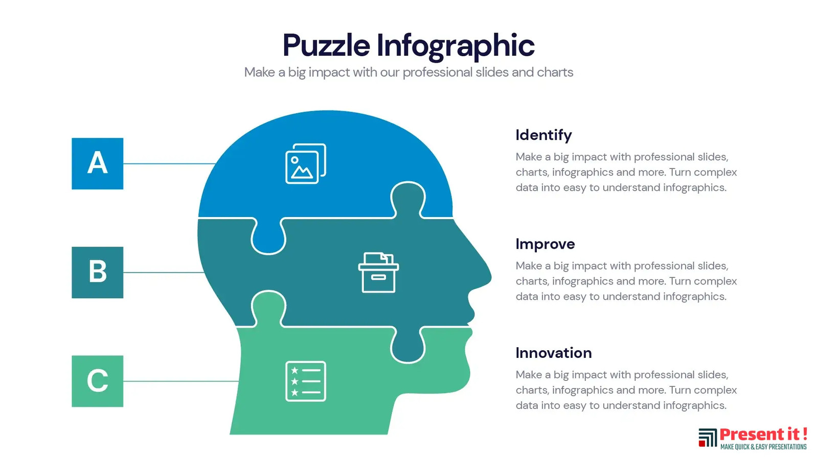 Puzzle Infographic Templates & Slides