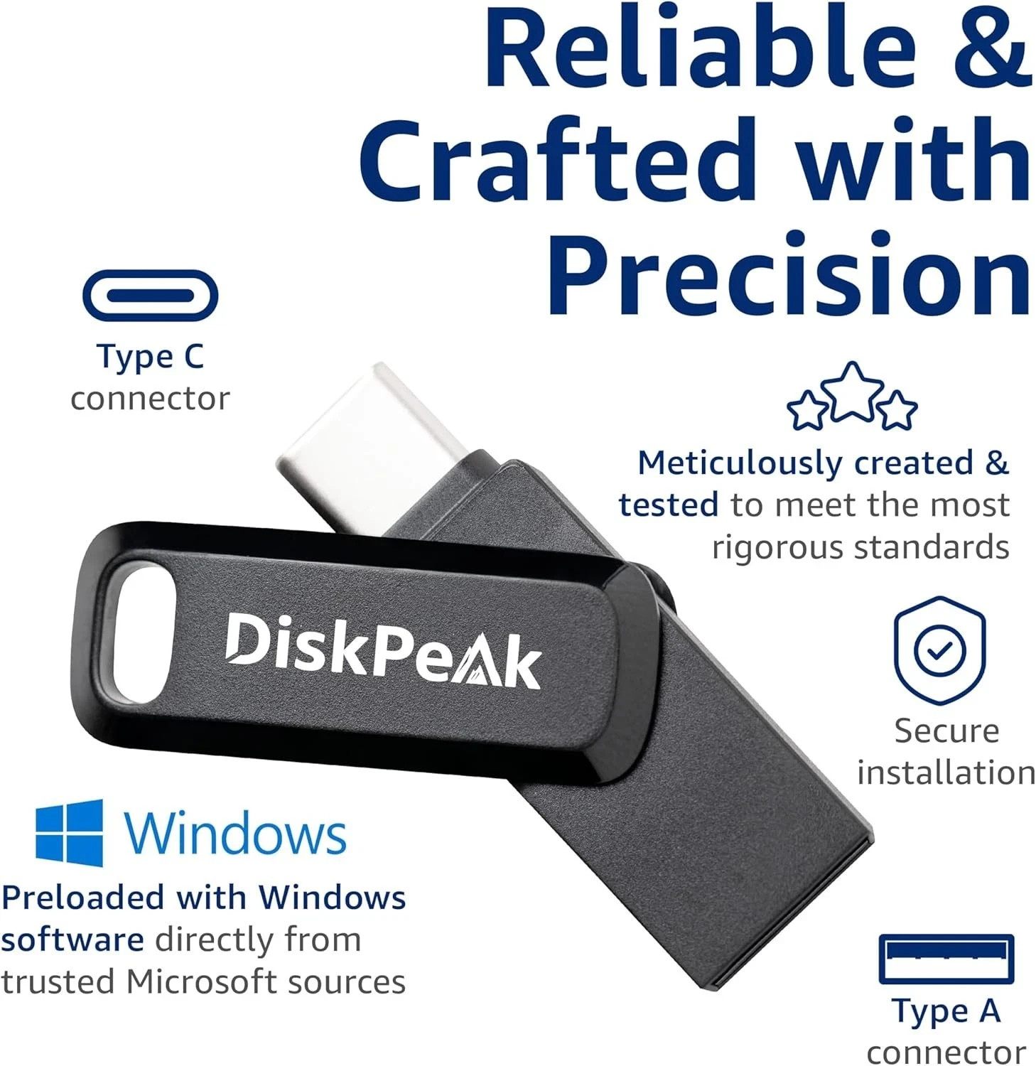 Effortless Windows Installation USB Supports 32 & 64 bit with Utilities