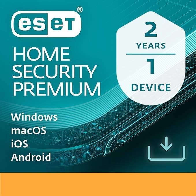 ESET Internet Smart Home Security Premium 2026 1 Device 2 Year 5 Min by Email