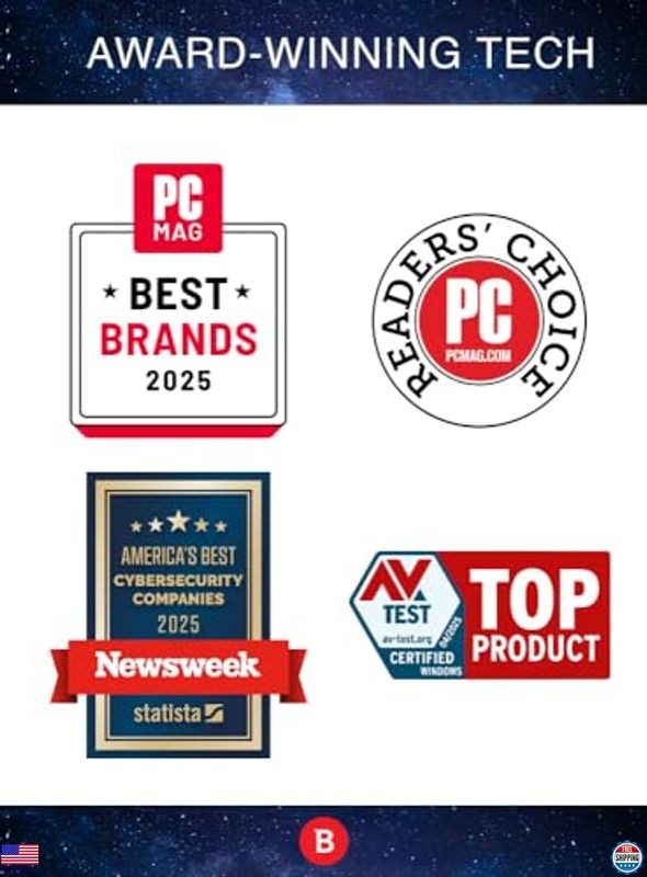 Total Security Antivirus & Internet Protection – 5 Devices, 2 Year Code