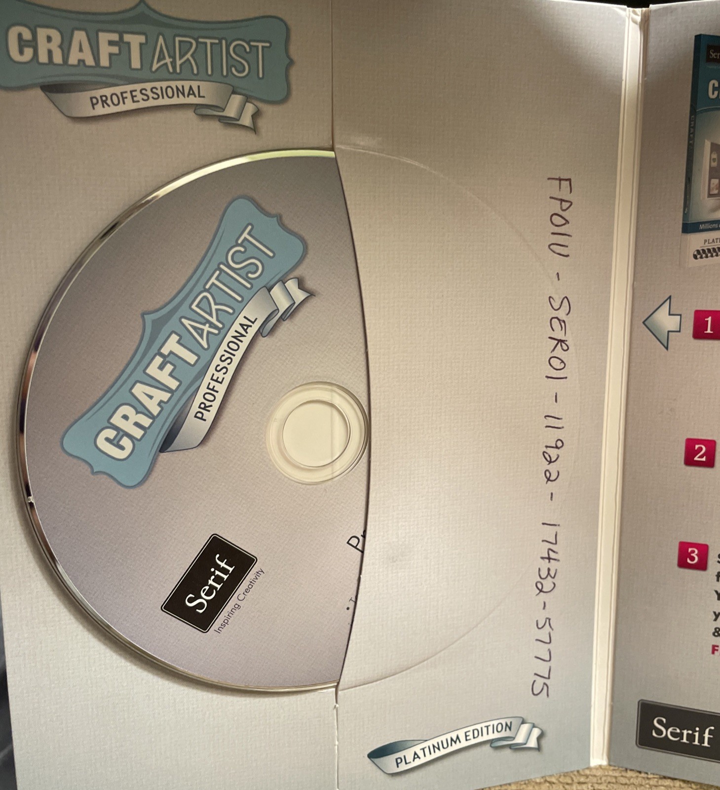 Craft Artist Platinum Edition Print Projects- Photo Editer 5 disc set templates