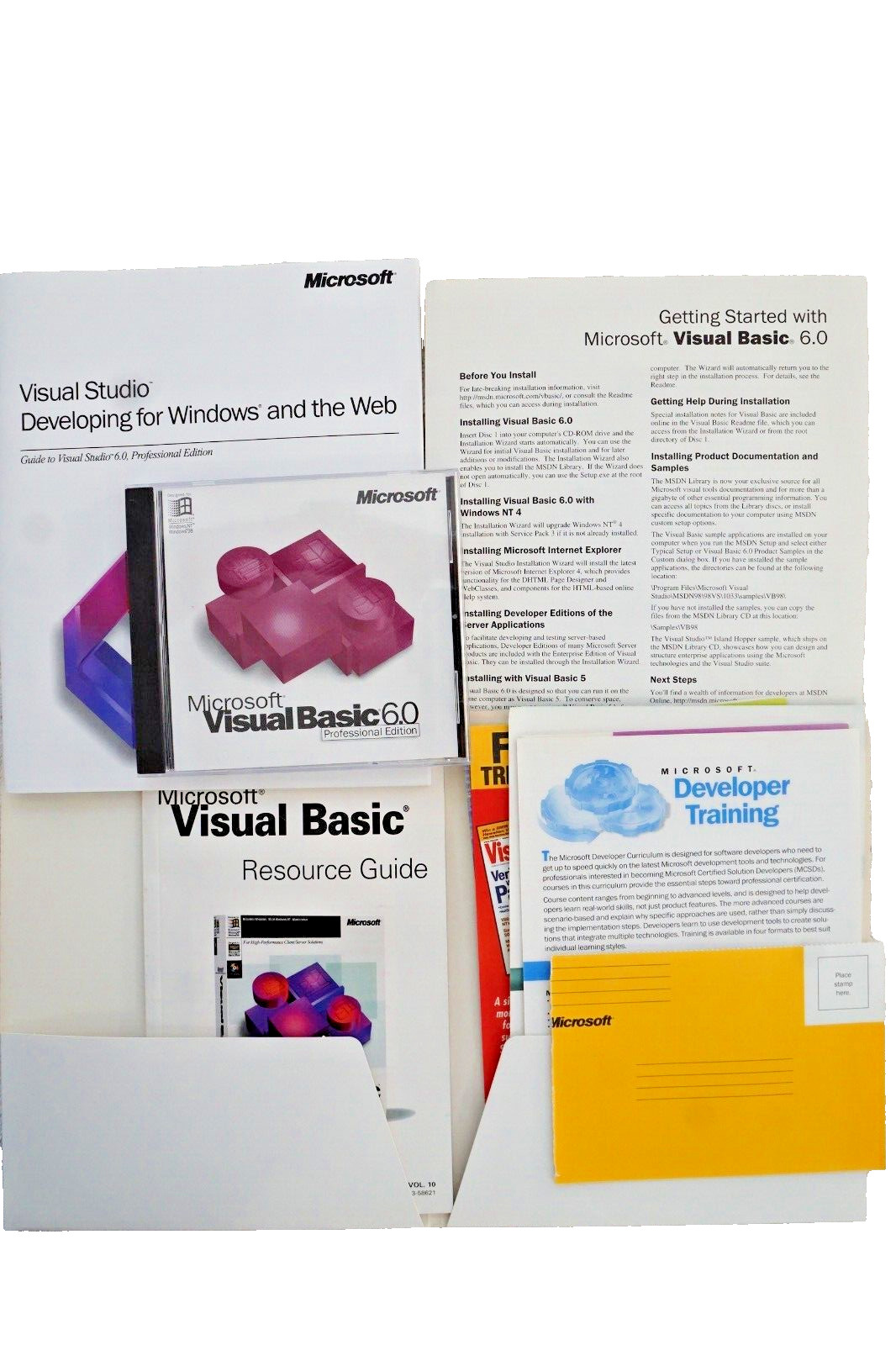 Microsoft Visual Basic 6.0 Professional 6 PRO FULLVER Works n Windows 95 ~ 11 #3