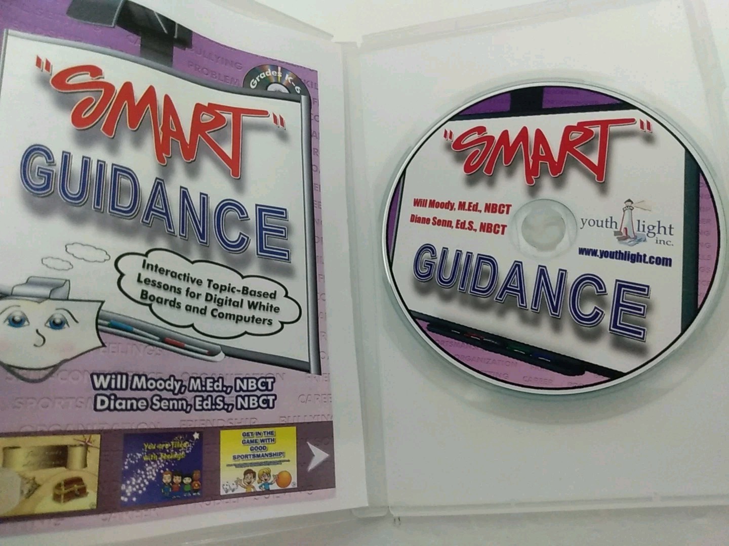 “Smart” Guidance Interactive Lessons For Digital White Boards / Computer CD /DVD